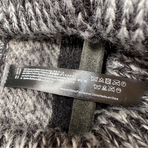 Anthropologie WINTERTIDE wool blend poncho, one size. - Picture 16 of 16